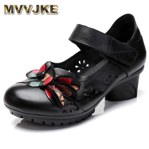 genuine leather shoes in the summer with national wind middle-aged mother sandals casual hole, Black
genuine leather shoes in the summer with national wind middle-aged mother sandals casual hole, Black