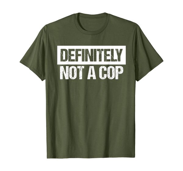 Definitely Not A Cop Costume Shirt, Mainly pictures