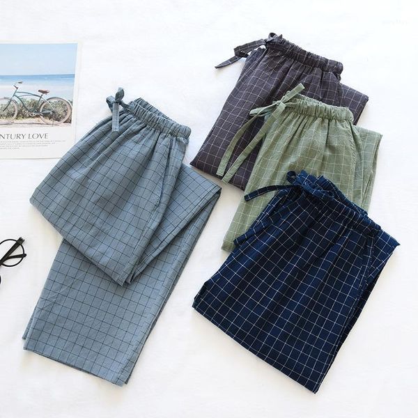 men's sleepwear spring autumn men 100% washed cotton sleep bottoms male plus size nighty trousers casual simple loosen plaid pajama pan, Black;brown
men's sleepwear spring autumn men 100% washed cotton sleep bottoms male plus size nighty trousers casual simple loosen plaid pajama pan, Black;brown