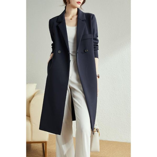 women's trench coats 2021 coat women spring autumn office lady notched collar solid texture mid-length outerwear elegant windbreaker, Tan;black
women's trench coats 2021 coat women spring autumn office lady notched collar solid texture mid-length outerwear elegant windbreaker, Tan;black