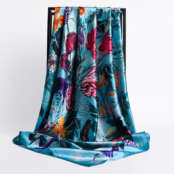 scarves 2021 square scarf for women print foulard headband silk shawl satin hijab wraps hair bands retro neckerchief female bandana, Blue;gray
scarves 2021 square scarf for women print foulard headband silk shawl satin hijab wraps hair bands retro neckerchief female bandana, Blue;gray