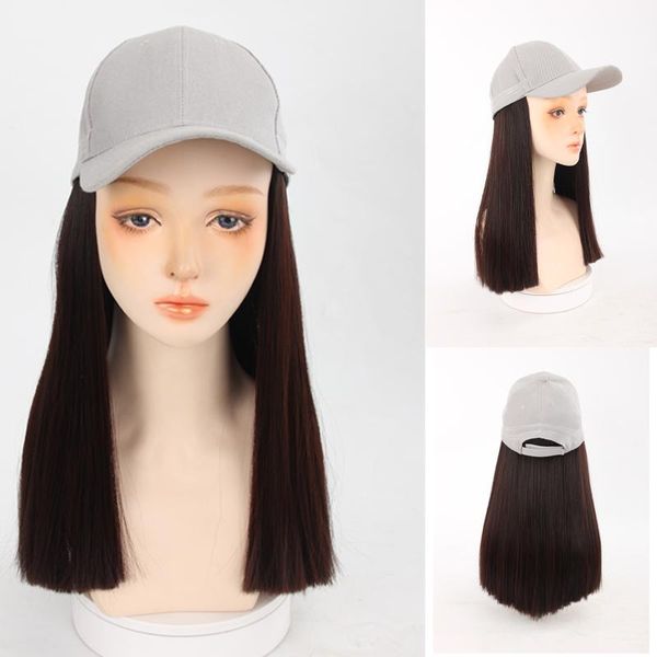 synthetic wigs queenyang with a wig hat one-piece female mid-length hair natural summer net red fashion trend full headgear, Black
synthetic wigs queenyang with a wig hat one-piece female mid-length hair natural summer net red fashion trend full headgear, Black