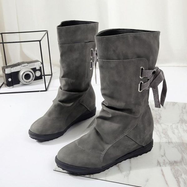 boots 2021 europe and american belt buckle middle barrel lace up bottom shoes plus metal bowknot bootsui, Black
boots 2021 europe and american belt buckle middle barrel lace up bottom shoes plus metal bowknot bootsui, Black