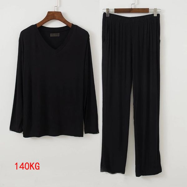 size 140kg men plus pajamas sets o nek herfst modal homewear set soft sleep slijtage long mouw and broek 7xl 8xl, Black;brown
size 140kg men plus pajamas sets o nek herfst modal homewear set soft sleep slijtage long mouw and broek 7xl 8xl, Black;brown
