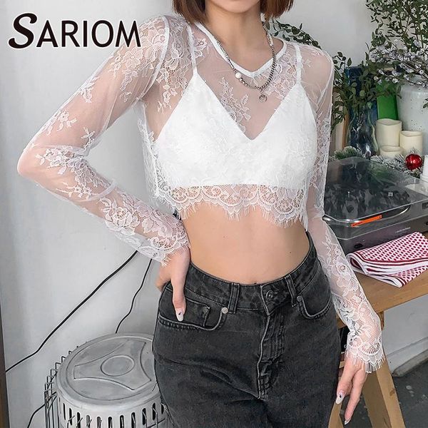 white lace crop shirt and bralette two piece t women summer 2021 fashion y2k aesthetic long sleeve tee femme women's t-shirt
white lace crop shirt and bralette two piece t women summer 2021 fashion y2k aesthetic long sleeve tee femme women's t-shirt