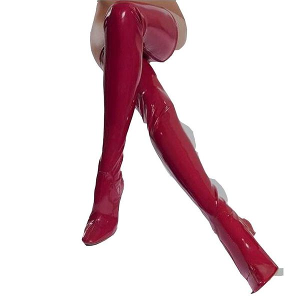 boots transparent heel women designers pointed toe thigh high woman long back zipper see-through heels block shoes, Black
boots transparent heel women designers pointed toe thigh high woman long back zipper see-through heels block shoes, Black