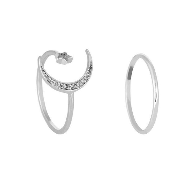 wedding rings cross border special for moon and zircon micro plated white gold rings, simple accessories, adjustable, Slivery;golden
wedding rings cross border special for moon and zircon micro plated white gold rings, simple accessories, adjustable, Slivery;golden