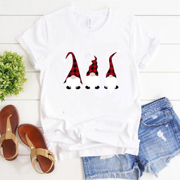 women's t-shirt christmas gnomes santa claus print tshirt women o-neck short sleeve tshirts lovely harajuku fashion ladys, White
women's t-shirt christmas gnomes santa claus print tshirt women o-neck short sleeve tshirts lovely harajuku fashion ladys, White