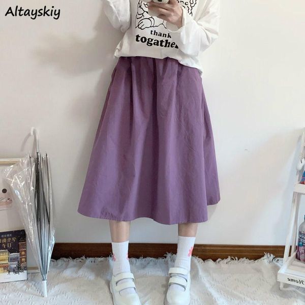 skirts women purple a-line harajuku cute solid summer loose sweet girls midi skirt high waist ins retro fashion holiday soft, Black
skirts women purple a-line harajuku cute solid summer loose sweet girls midi skirt high waist ins retro fashion holiday soft, Black