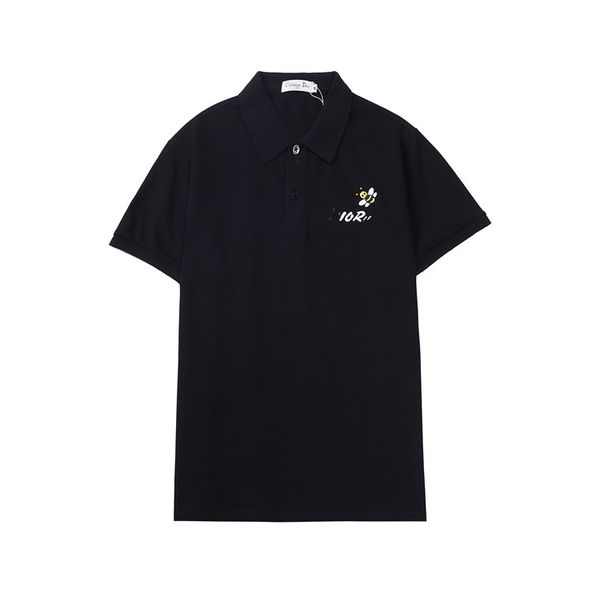 2021 summer trendy men's t-shirt and polo shirt small bee embroidery pattern casual loose wholesale, White;black
2021 summer trendy men's t-shirt and polo shirt small bee embroidery pattern casual loose wholesale, White;black