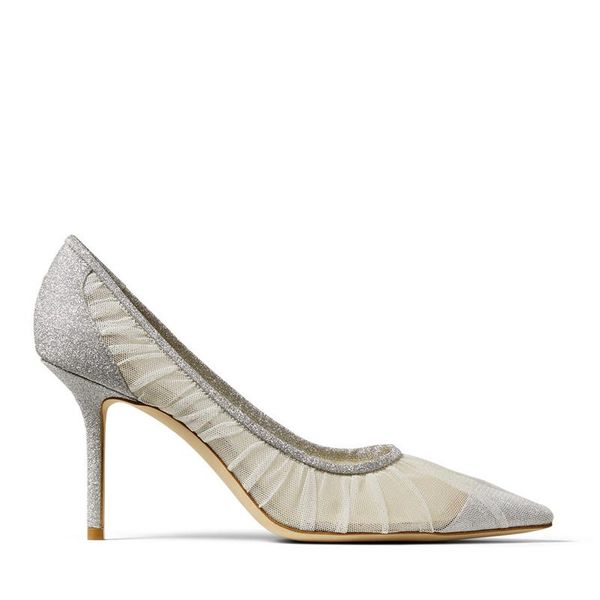 dress shoes 2021 spring heels women fashion brand ladies high mesh female pointed-toe pumps chaussures femme silver 7cm, Black
dress shoes 2021 spring heels women fashion brand ladies high mesh female pointed-toe pumps chaussures femme silver 7cm, Black