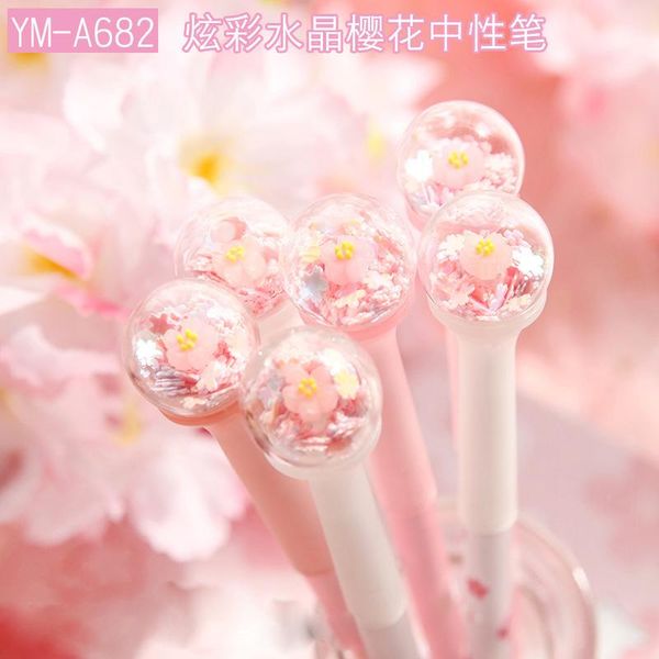 gel pens 6pcs/set japanese cherry blossom pen cute super and beautiful girl crystal stars stationgery black water si
gel pens 6pcs/set japanese cherry blossom pen cute super and beautiful girl crystal stars stationgery black water si