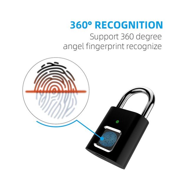 thumbprint door padlocks rechargeable lock fingerprint smart padlock quick unlock keyless usb
thumbprint door padlocks rechargeable lock fingerprint smart padlock quick unlock keyless usb