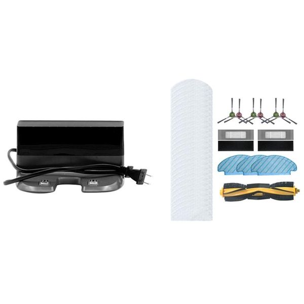 set roller brush side disposable wipe hepa filter & 1 pcs robot vacuum cleaner charge base us plug cleaners
set roller brush side disposable wipe hepa filter & 1 pcs robot vacuum cleaner charge base us plug cleaners