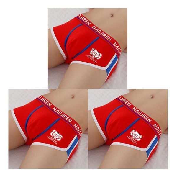 men's shorts four seasons boxer cotton underwear young men trendy sports corners loose comfortable pants, White;black
men's shorts four seasons boxer cotton underwear young men trendy sports corners loose comfortable pants, White;black