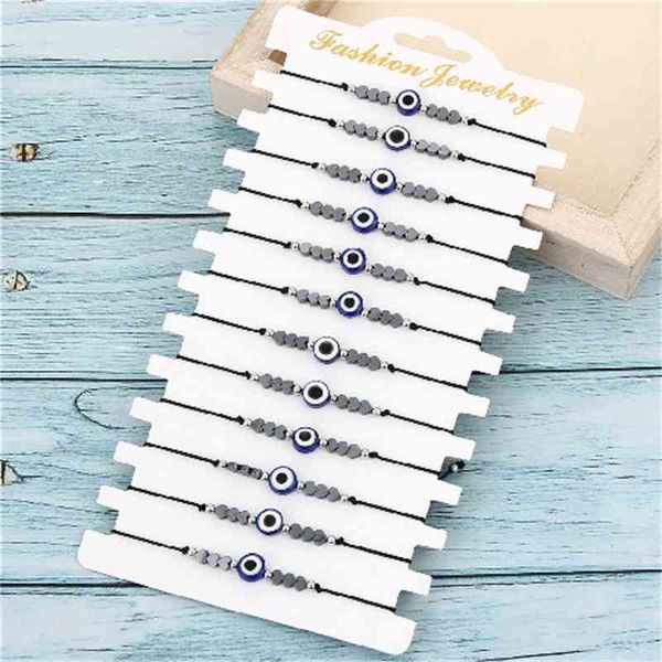 selling hand woven heart-shaped black gallstone glass bracelet blue eye lovers 12 pack, Golden;silver
selling hand woven heart-shaped black gallstone glass bracelet blue eye lovers 12 pack, Golden;silver