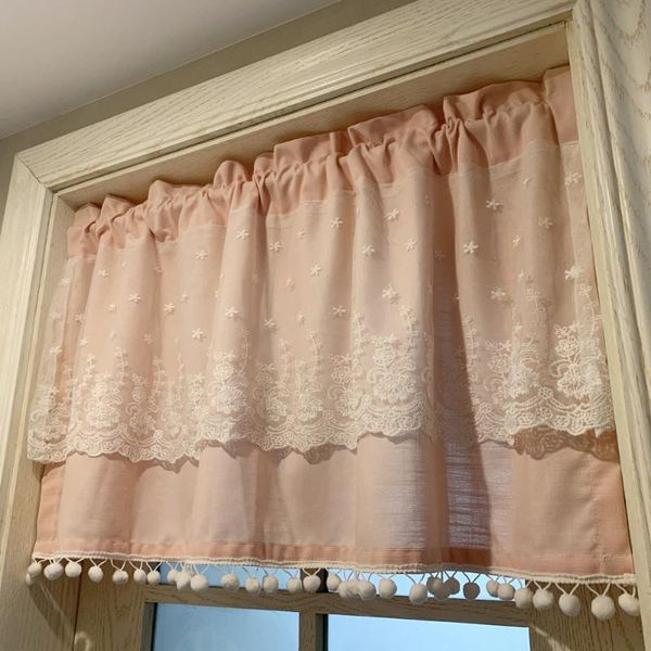 curtain & drapes korean pastoral european head semi shading lace finished short hole girl
curtain & drapes korean pastoral european head semi shading lace finished short hole girl