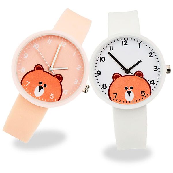 students watch for girls children gifts cute little bear women's watches girl kids clock women wrist wristwatches, Slivery;brown
students watch for girls children gifts cute little bear women's watches girl kids clock women wrist wristwatches, Slivery;brown
