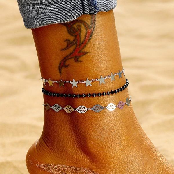 anklets vintage silver color for women bohemian anklet bracelet 2021 cheville barefoot sandals pulseras tobilleras foot jewelry, Red;blue
anklets vintage silver color for women bohemian anklet bracelet 2021 cheville barefoot sandals pulseras tobilleras foot jewelry, Red;blue