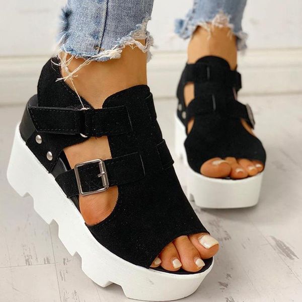 sandals fashion fish mouth shoes slope with female suede thick bottom muffin women's 2021 sandalias de las mujeres, Black
sandals fashion fish mouth shoes slope with female suede thick bottom muffin women's 2021 sandalias de las mujeres, Black