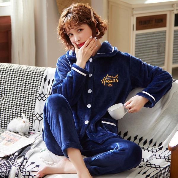 womens sleepwears winter pajamas set solid for women long sleeves warm cute girls coral fleece sleepwear large size homewear two, Black;red
womens sleepwears winter pajamas set solid for women long sleeves warm cute girls coral fleece sleepwear large size homewear two, Black;red
