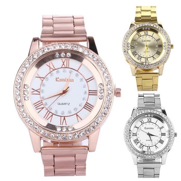wristwatches cross-border special for joom women's watch leisure with diamond steel band student quartz factory direct selling, Slivery;brown
wristwatches cross-border special for joom women's watch leisure with diamond steel band student quartz factory direct selling, Slivery;brown