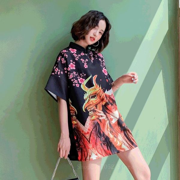 japanese style women fashion harajuku kimono streetwear costumes vintage loose casual chinese print flowers black dress ethnic clothing, Red
japanese style women fashion harajuku kimono streetwear costumes vintage loose casual chinese print flowers black dress ethnic clothing, Red