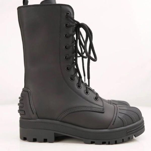 boots woman genuine leather lace up mid calf scallop toe cap design brand short 2021 autumn runway, Black
boots woman genuine leather lace up mid calf scallop toe cap design brand short 2021 autumn runway, Black