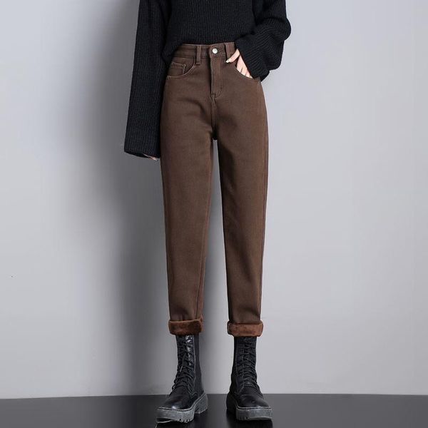 women's pants & capris autumn winter women plus velvet thick warm casual streetwear loose high waist trousers female solid color harem, Black;white
women's pants & capris autumn winter women plus velvet thick warm casual streetwear loose high waist trousers female solid color harem, Black;white