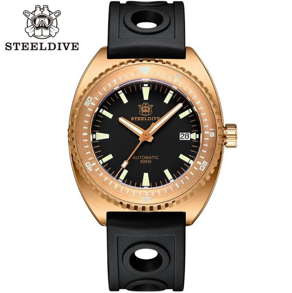 wristwatches steeldive 2021 arrival 1973s bgw9 luminous self-wind mechanical nh35 cusn8 bronze watch sapphire diver automatic, Slivery;brown
wristwatches steeldive 2021 arrival 1973s bgw9 luminous self-wind mechanical nh35 cusn8 bronze watch sapphire diver automatic, Slivery;brown