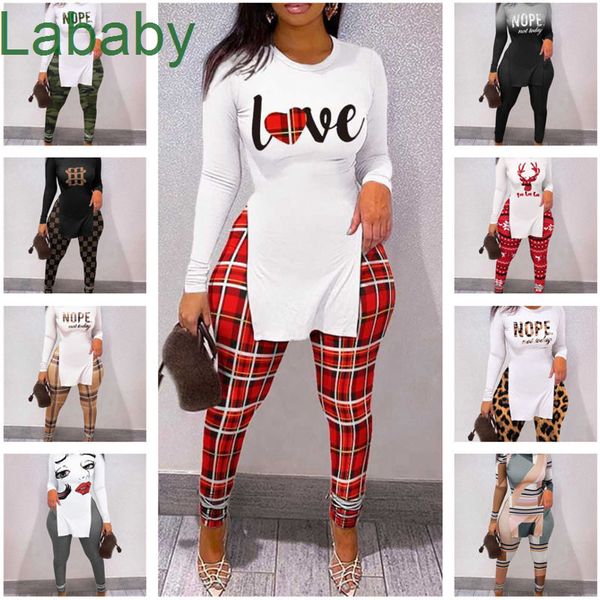 women tracksuits two piece set designer valentine day and christmas gifts new personalized letter printing split hem long sleeve slim cloth, Gray
women tracksuits two piece set designer valentine day and christmas gifts new personalized letter printing split hem long sleeve slim cloth, Gray