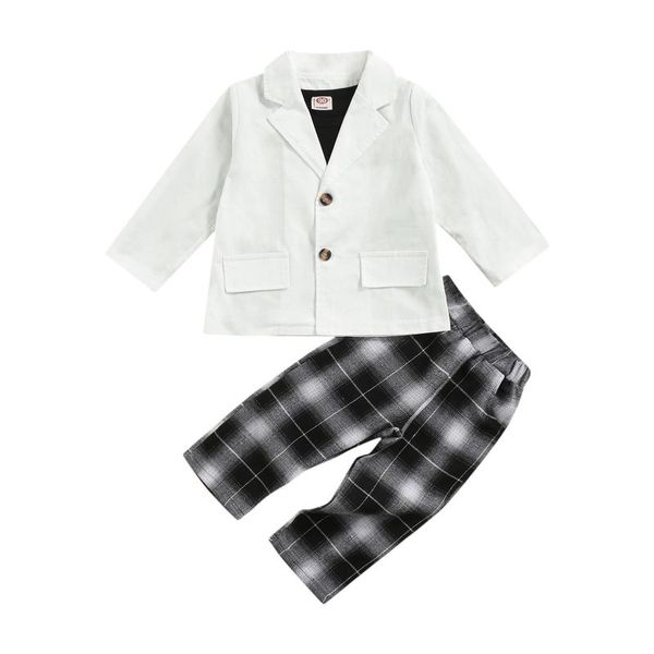 clothing sets baby girl business coat, pants suit, long sleeve blouse loose plaid trousers, 3pcs 2-7y, White
clothing sets baby girl business coat, pants suit, long sleeve blouse loose plaid trousers, 3pcs 2-7y, White