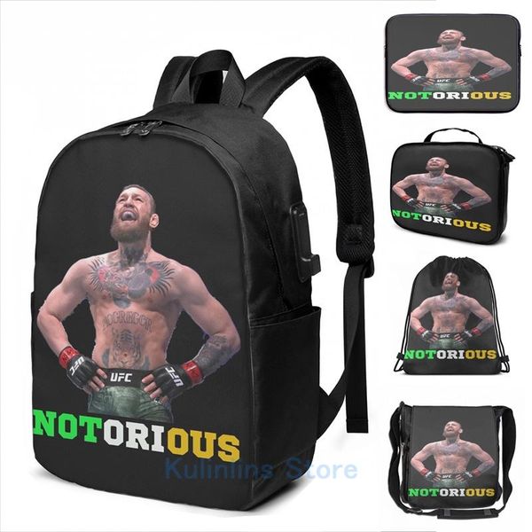 backpack funny graphic print conor notorious mcgregor usb charge men school bags women bag travel laptop
backpack funny graphic print conor notorious mcgregor usb charge men school bags women bag travel laptop
