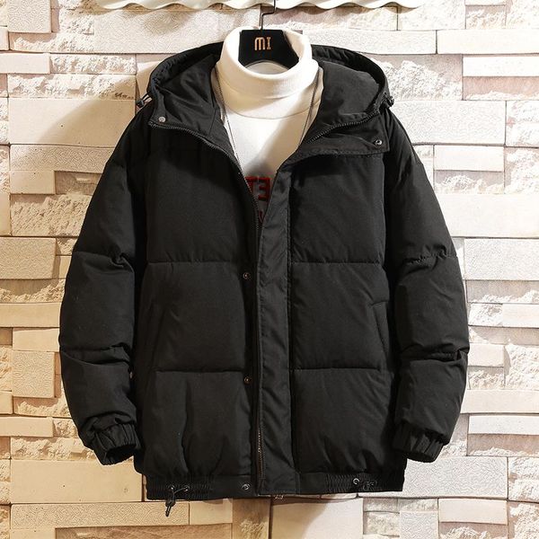 men's down & parkas autumn and winter hooded hip-hop oversized coat classic japanese style drawstring loose bread jacket quality menswe, Black
men's down & parkas autumn and winter hooded hip-hop oversized coat classic japanese style drawstring loose bread jacket quality menswe, Black