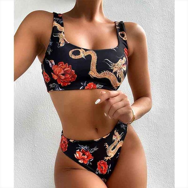 misswim flower dragon print high waist bikini female swimsuit women swimwear two-pieces bikini set bather bathing suit, White;black
misswim flower dragon print high waist bikini female swimsuit women swimwear two-pieces bikini set bather bathing suit, White;black
