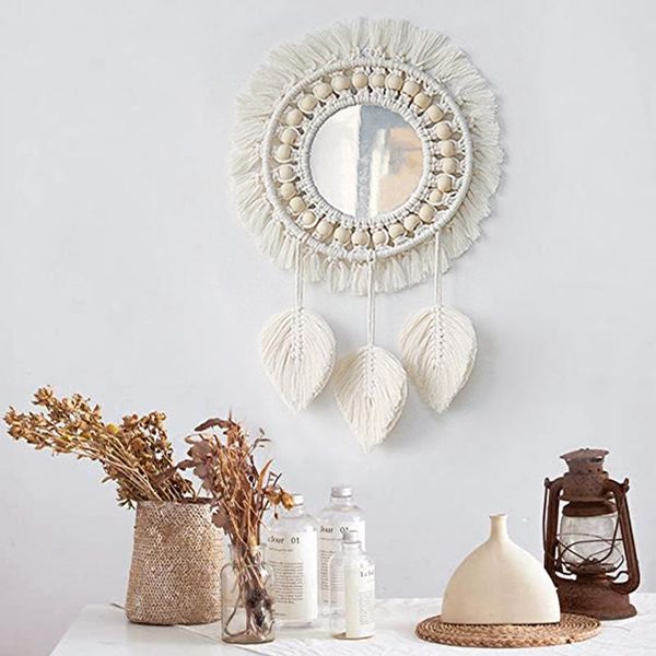 mirrors wall mirror decoration tapestry hanging handmade art wood bead garland for living room farmhouse boho home deocr
mirrors wall mirror decoration tapestry hanging handmade art wood bead garland for living room farmhouse boho home deocr