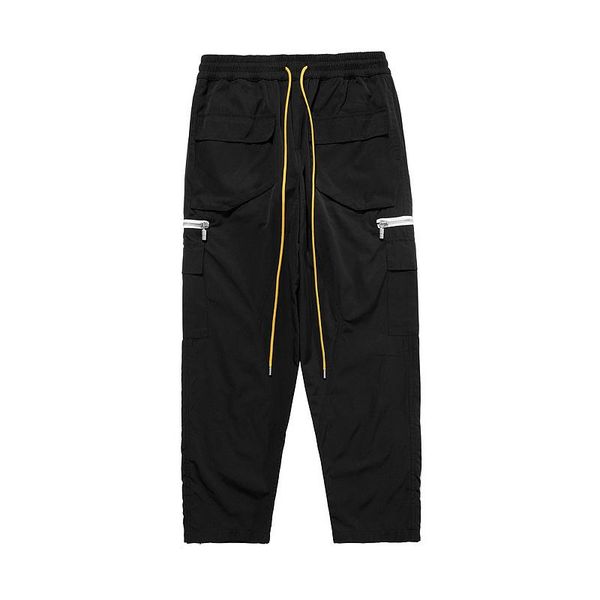 men's pants overalls black 2021ss men women zipper pocket cargo buttoned hem retro multi pockets trousers
men's pants overalls black 2021ss men women zipper pocket cargo buttoned hem retro multi pockets trousers