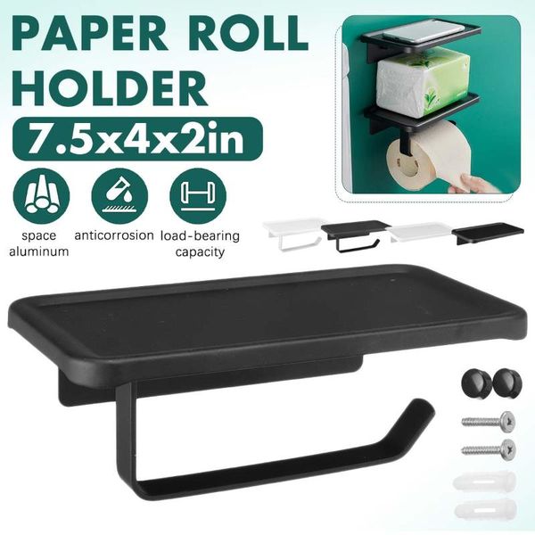 toilet paper holders wall mounted black holder stainless steel wc tissue towel roll shelf with phone storage rack bathroom accessories
toilet paper holders wall mounted black holder stainless steel wc tissue towel roll shelf with phone storage rack bathroom accessories