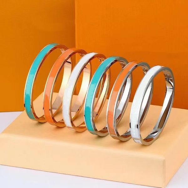 jewelry lovers bracelet designer bangle titanium steel electroplating letter simple buckle luxury fashion men women lover bracelets silver g, Golden;silver
jewelry lovers bracelet designer bangle titanium steel electroplating letter simple buckle luxury fashion men women lover bracelets silver g, Golden;silver