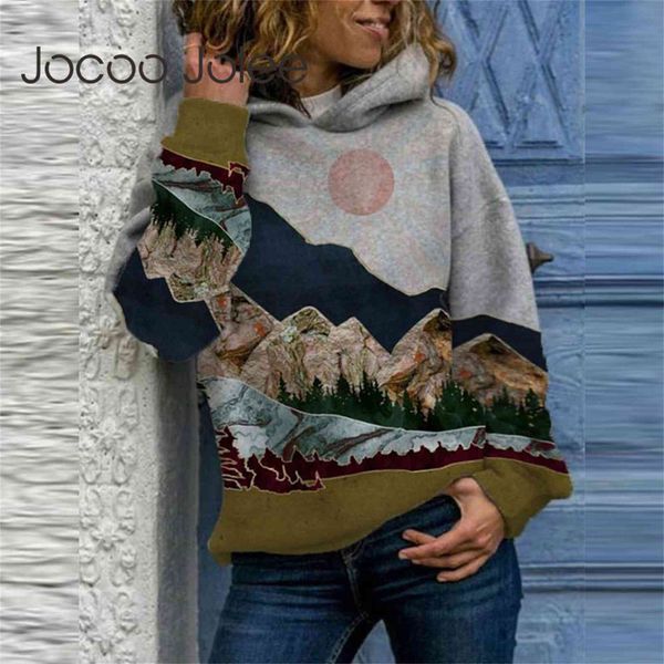 women vintage mountain printed hooded sweatshirts casual spring loose hoodies elegant harajuku tracksuit plus size 3xl 210619, Black
women vintage mountain printed hooded sweatshirts casual spring loose hoodies elegant harajuku tracksuit plus size 3xl 210619, Black