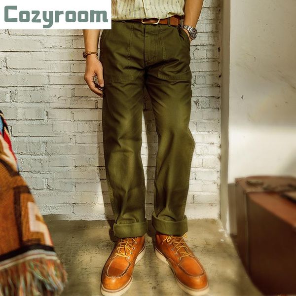 cozyroom 8oz og-107 baker pants straight leg men's casual trousers olive green, Black
cozyroom 8oz og-107 baker pants straight leg men's casual trousers olive green, Black
