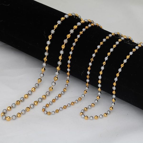 chains two-tone gold color beads bracelet men women jewelry 3mm/4mm silver ball cuban chain bracelets africa wholesale
chains two-tone gold color beads bracelet men women jewelry 3mm/4mm silver ball cuban chain bracelets africa wholesale