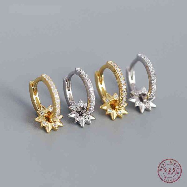 wantme 925 sterling silver unique circle rotating star hoop earrings for women bohemian charming fine gothic ear buckle jewelry, Golden
wantme 925 sterling silver unique circle rotating star hoop earrings for women bohemian charming fine gothic ear buckle jewelry, Golden
