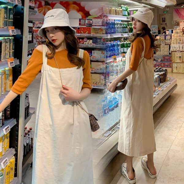 maternity dress summer 2021 short sleeve loose internet plus size suit dresses, White
maternity dress summer 2021 short sleeve loose internet plus size suit dresses, White