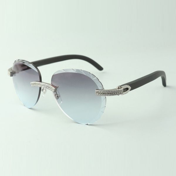 2022 exquisite classic double row diamond sunglasses 3524027, black natural wooden temples glasses, size: 18-135 mm, White;black
2022 exquisite classic double row diamond sunglasses 3524027, black natural wooden temples glasses, size: 18-135 mm, White;black