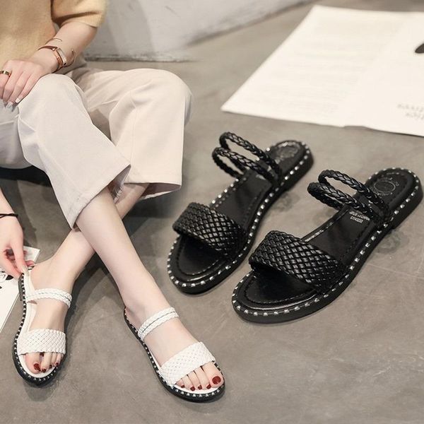 women casual sandals flip flops flat heels bohemia summer beach cross strap shoes fashion leisure solid slippers, Black
women casual sandals flip flops flat heels bohemia summer beach cross strap shoes fashion leisure solid slippers, Black