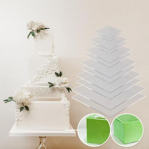 other bakeware acrylic 2pcs useful stack tiered cake boards transparent plates easy to clean for art craft
other bakeware acrylic 2pcs useful stack tiered cake boards transparent plates easy to clean for art craft
