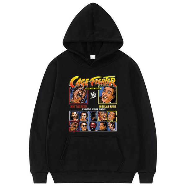 men's hoodies & sweatshirts cage fighter not the bees vs nicolas rage choose your hoodie men women fashion harajuku sweatshirt c, Black
men's hoodies & sweatshirts cage fighter not the bees vs nicolas rage choose your hoodie men women fashion harajuku sweatshirt c, Black