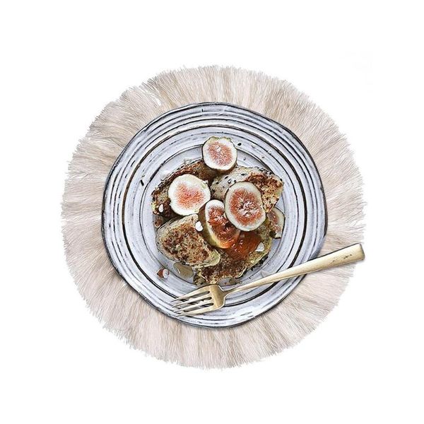 mats & pads cotton rope woven placemat bohemian fringed thermal insulation mat aroma coffee cup home restaurant table decoration
mats & pads cotton rope woven placemat bohemian fringed thermal insulation mat aroma coffee cup home restaurant table decoration