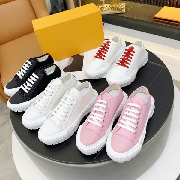 2022 tide brand leather stitching women canvas shoes platform wearproof logo designer sneakers breathable outdoor trainers luxury low- casua, Black
2022 tide brand leather stitching women canvas shoes platform wearproof logo designer sneakers breathable outdoor trainers luxury low- casua, Black
